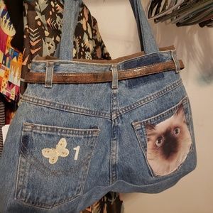 1990s  Denim tote in excellent condition